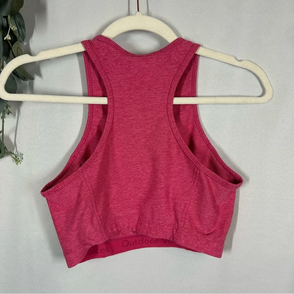 Outdoor Voices | Pink High Neck Sports Bra Non Padded Women’s Size Small